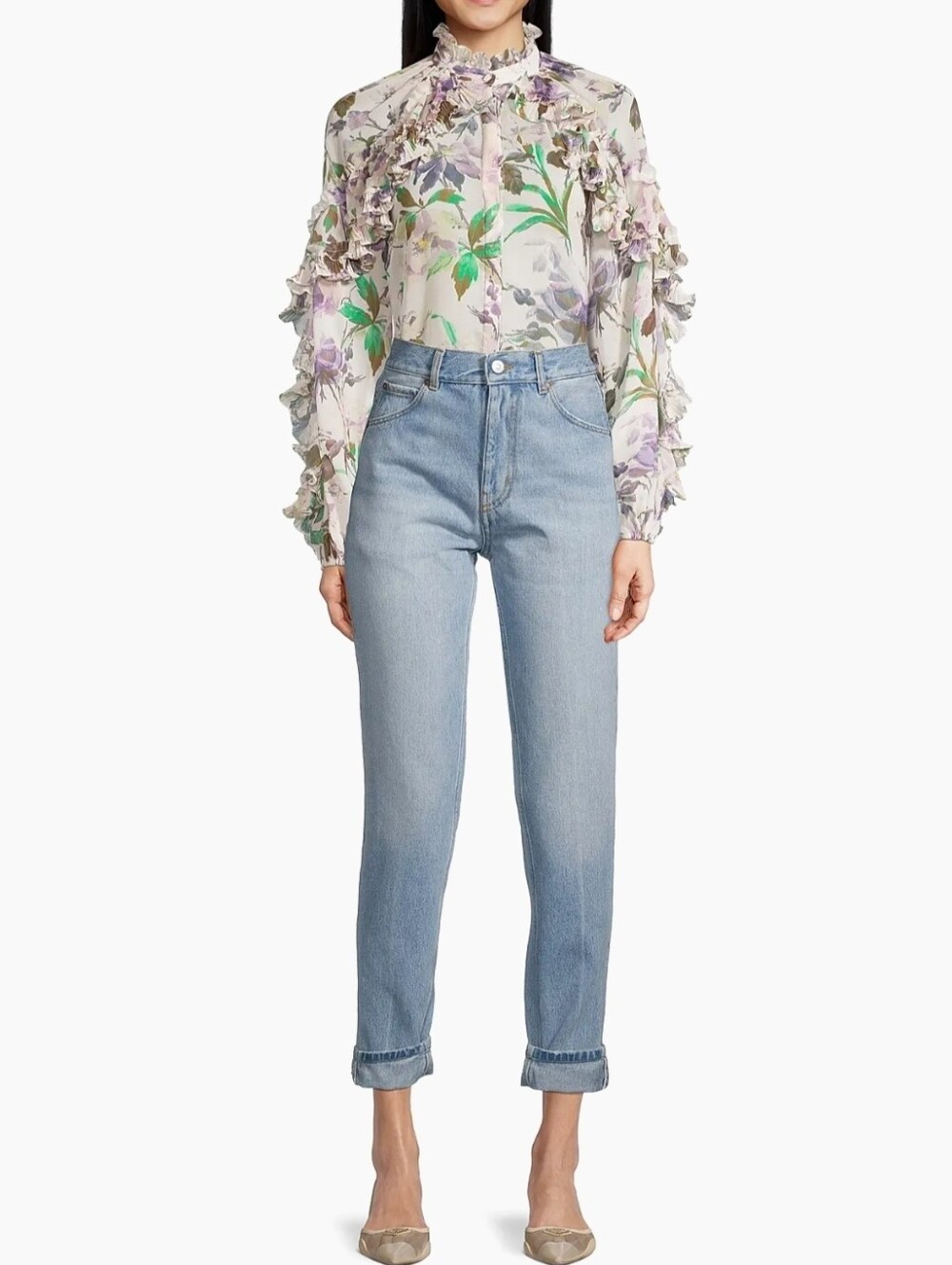 🔥Kobi Halperin Ruffled Phoenix Blouse